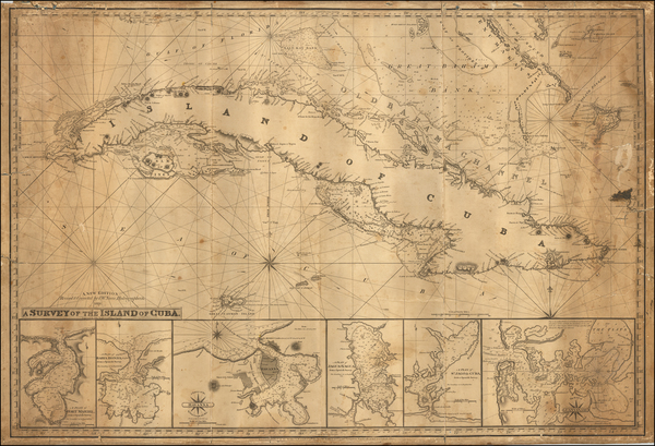 10-Caribbean and Cuba Map By John William Norie