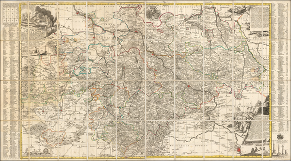 81-Czech Republic & Slovakia and Germany Map By Tobias Conrad Lotter