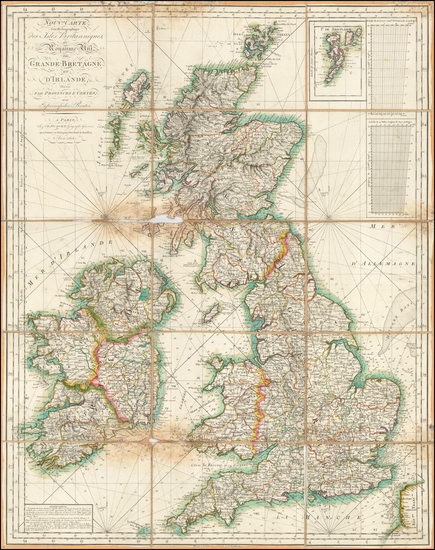 27-British Isles Map By Charles Picquet