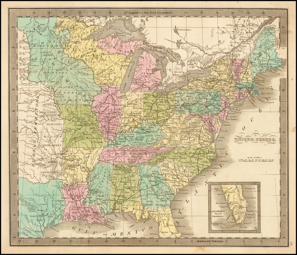 56-United States, Texas, Midwest and Plains Map By Jeremiah Greenleaf