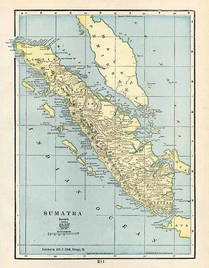 91-Asia, Southeast Asia, Australia & Oceania and Other Pacific Islands Map By George F. Cram