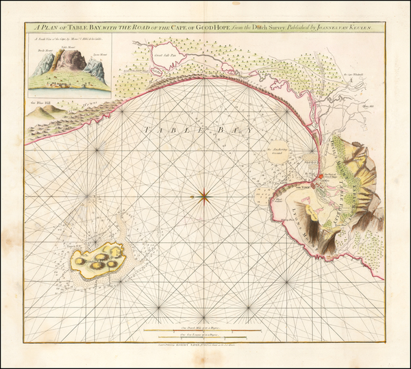 100-South Africa Map By Robert Sayer