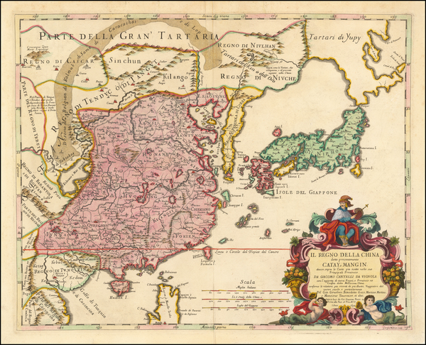 98-China, Japan, Korea and Central Asia & Caucasus Map By Giacomo Giovanni Rossi - Giacomo Can