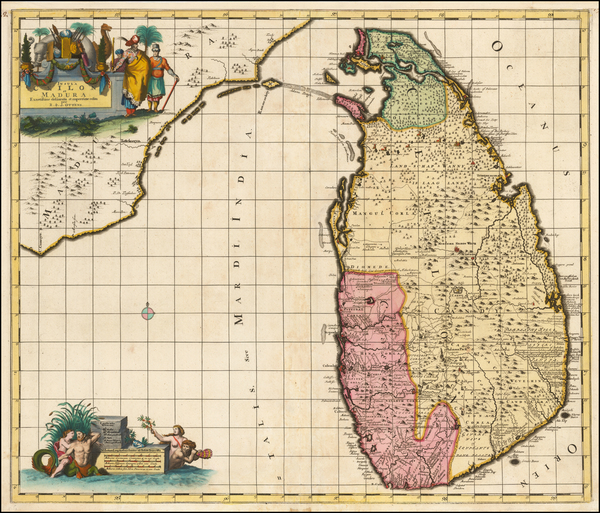 32-India and Other Islands Map By Reiner & Joshua Ottens