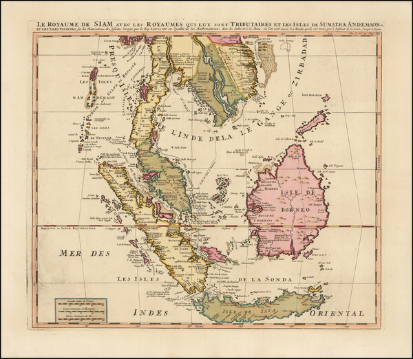 76-Southeast Asia and Other Islands Map By Henri Chatelain