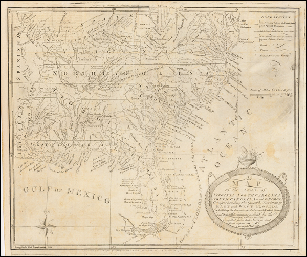 79-United States, Mid-Atlantic, South, Southeast and Midwest Map By Amos Doolittle / Joseph Purcel