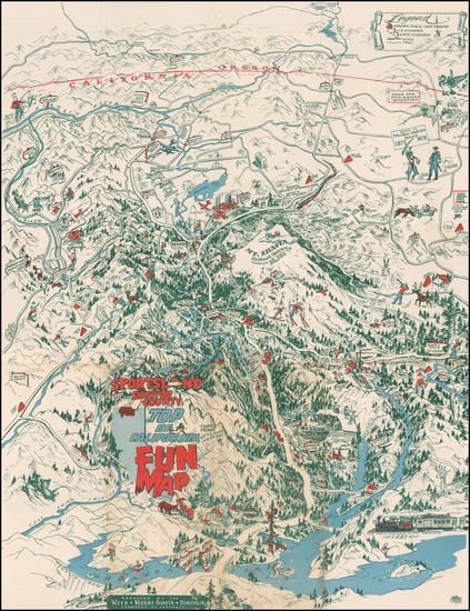 0-Pictorial Maps and California Map By George Mathis