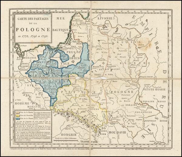 35-Poland Map By G. Haas