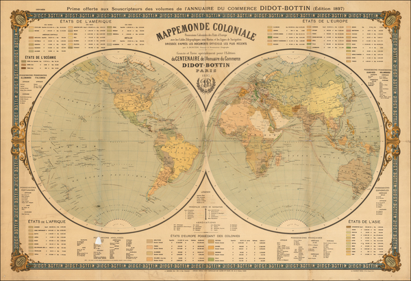 100-World Map By C. Dencede