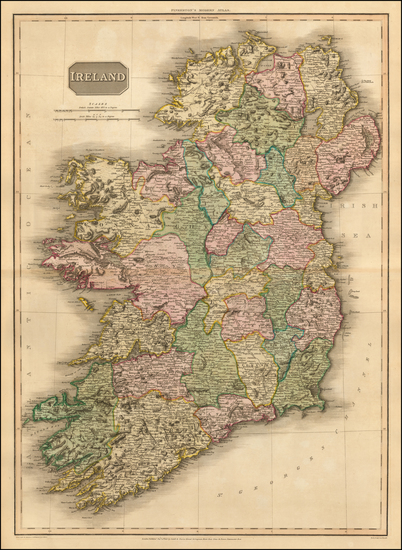 65-Ireland Map By John Pinkerton