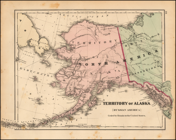 35-Alaska Map By O.W. Gray