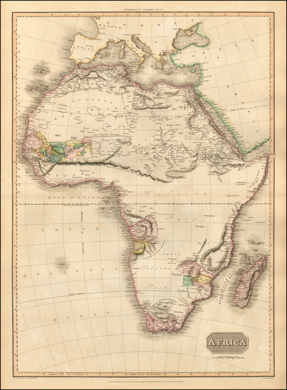 25-Africa and Africa Map By John Pinkerton