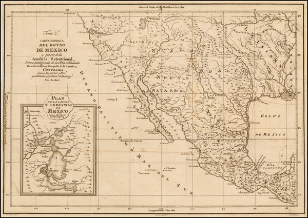 72-South, Texas, Plains, Southwest, Rocky Mountains, Mexico, Baja California and California Map By