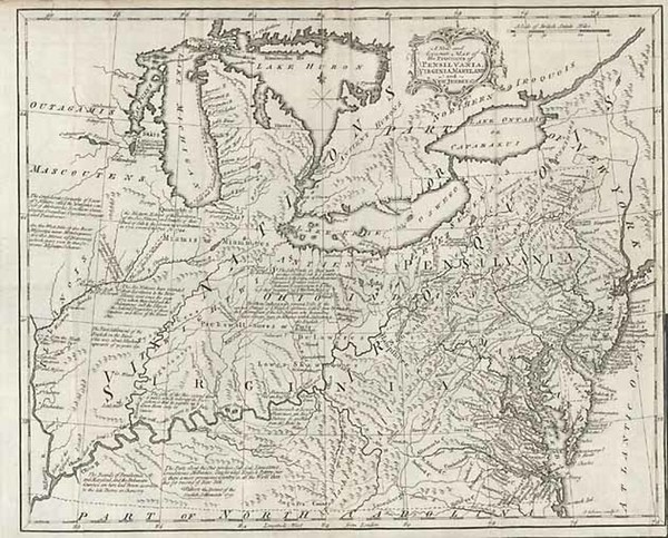 22-Mid-Atlantic, South and Midwest Map By John Gibson