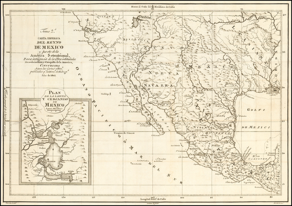 82-South, Texas, Plains, Southwest, Rocky Mountains, Mexico, Baja California and California Map By