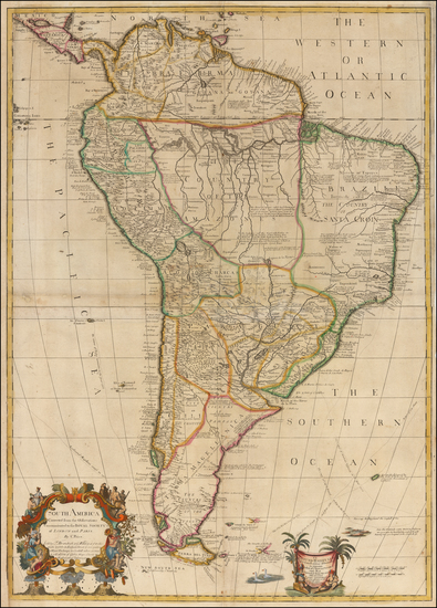 100-South America Map By Charles Price