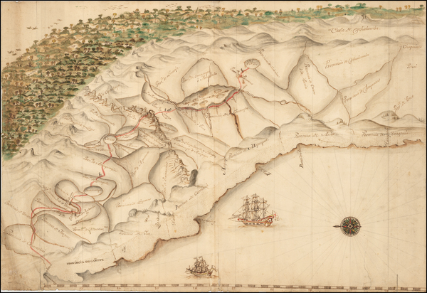 4-South America, Paraguay & Bolivia and Peru & Ecuador Map By Anonymous