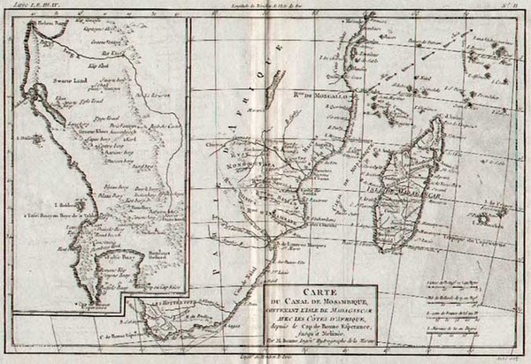 13-Africa, South Africa and East Africa Map By Rigobert Bonne