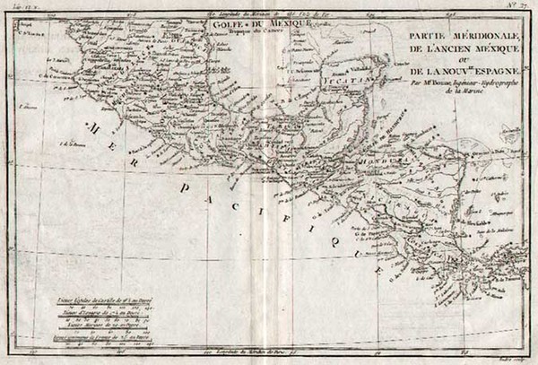 41-Mexico and Central America Map By Rigobert Bonne