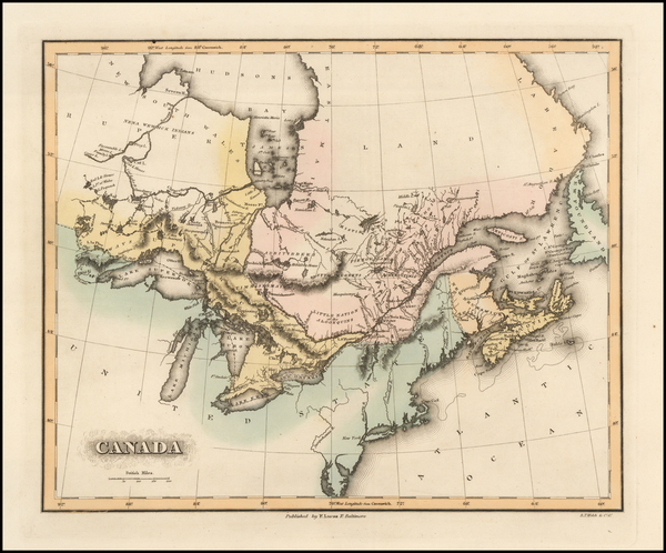 35-Midwest, Canada and Eastern Canada Map By Fielding Lucas Jr.