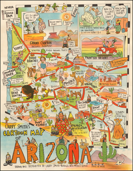 53-Southwest Map By Larry Smith