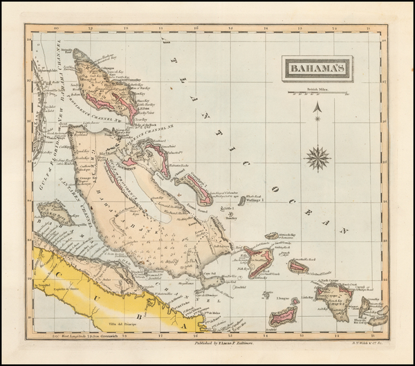 59-Caribbean Map By Fielding Lucas Jr.