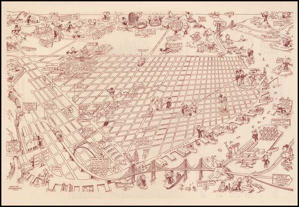 59-San Francisco & Bay Area Map By Gus Schneider