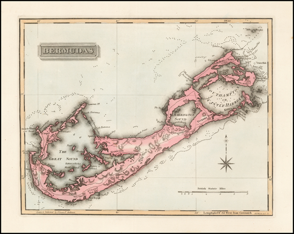 49-Caribbean Map By Fielding Lucas Jr.