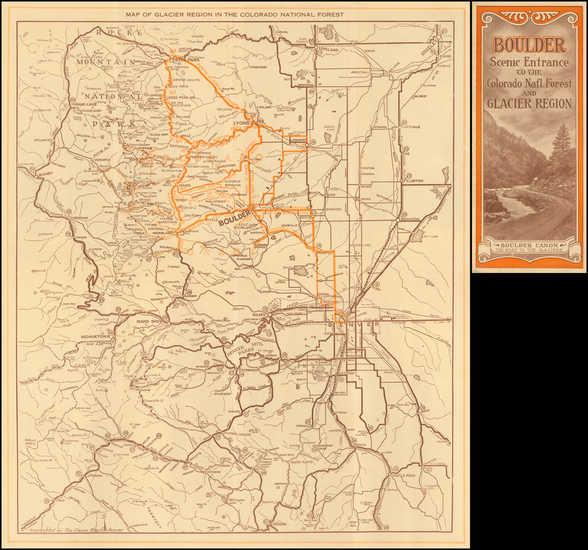 20-Rocky Mountains Map By George Clason