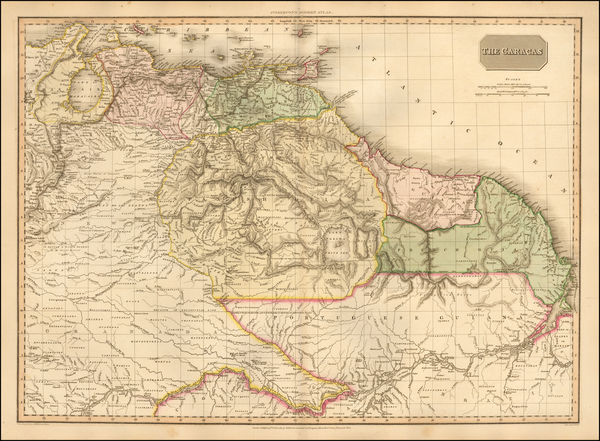 73-South America Map By John Pinkerton