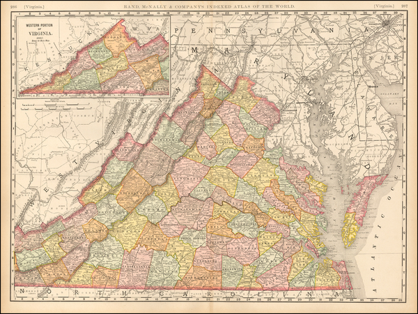 93-Southeast Map By Rand McNally & Company