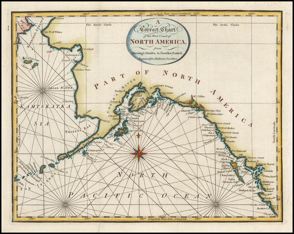 29-Alaska and Canada Map By Malham