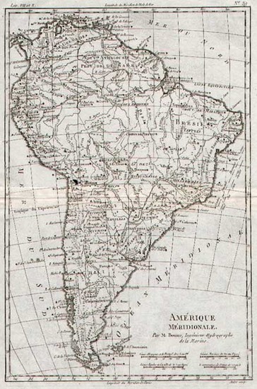 8-South America Map By Rigobert Bonne