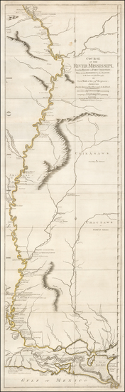 90-South, Midwest and Plains Map By Robert Sayer / Lieutenant John Ross