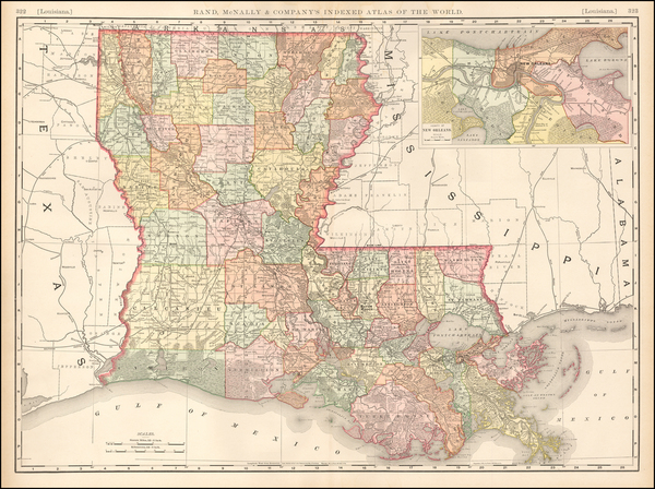 33-South Map By Rand McNally & Company