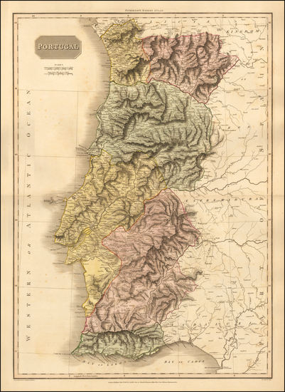 68-Portugal Map By John Pinkerton