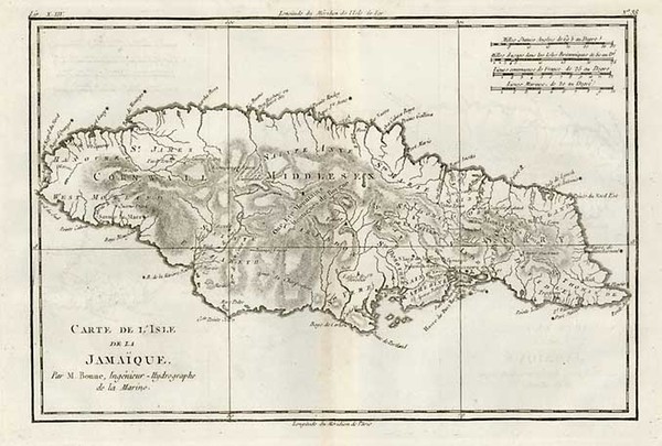 22-Caribbean Map By Rigobert Bonne