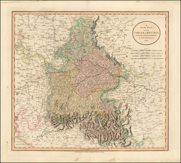 55-Germany Map By John Cary