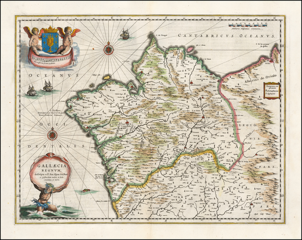 20-Spain Map By Willem Janszoon Blaeu