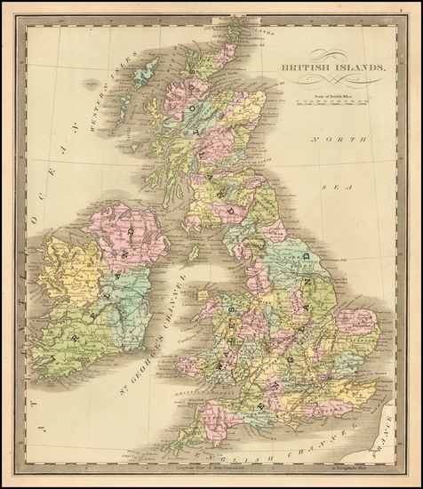 77-British Isles Map By Jeremiah Greenleaf