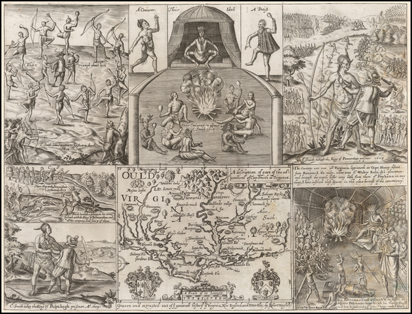 0-Mid-Atlantic and South Map By John Smith / Robert Vaughan