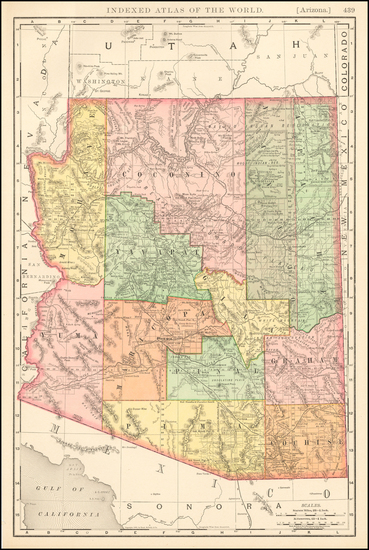 57-Southwest and Rocky Mountains Map By Rand McNally & Company