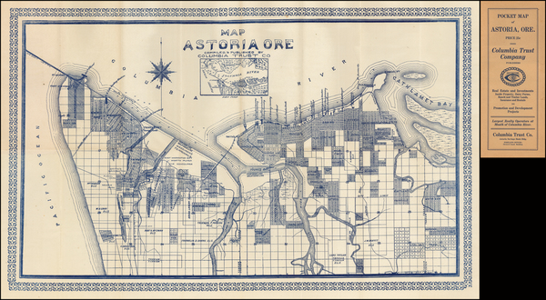 87-Oregon Map By Columbia Trust Co.