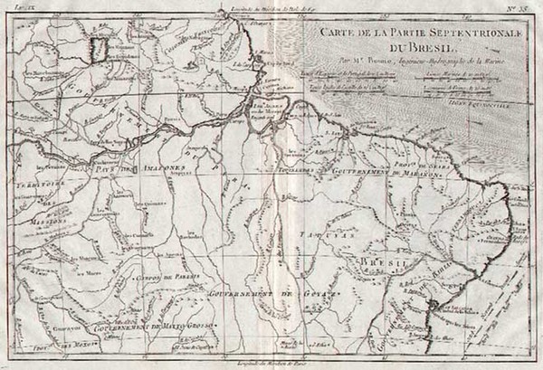 19-South America Map By Rigobert Bonne