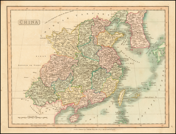 2-China and Korea Map By Charles Smith