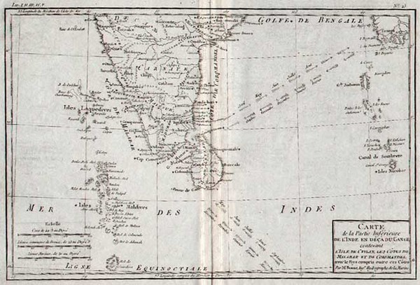 100-Asia, India and Southeast Asia Map By Rigobert Bonne