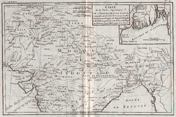 88-Asia, India and Central Asia & Caucasus Map By Rigobert Bonne