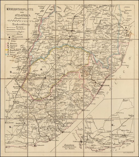 68-South Africa Map By A. Rain