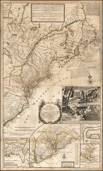 90-United States, New England, Mid-Atlantic and Southeast Map By George Grierson