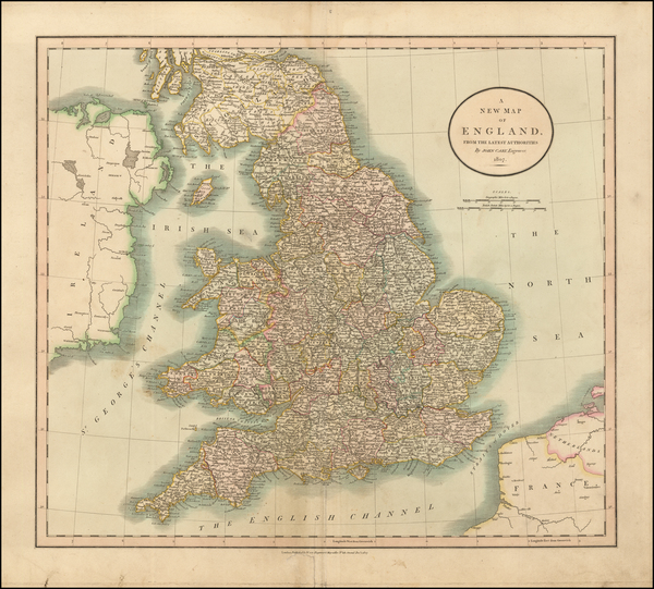 9-England Map By John Cary